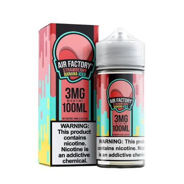 SYN Strawberry Banana Iced E-liquid by Air Factory - (100mL)