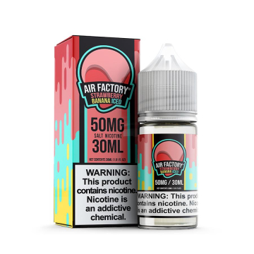 SYN Strawberry Banana Iced Nic Salt by Air Factory - (30mL)