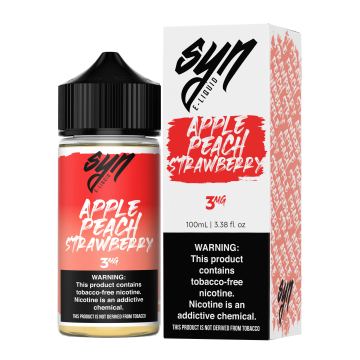 Apple Peach Strawberry E-liquid by SYN - (100mL)