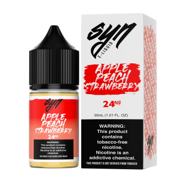 Apple Peach Strawberry Nic Salt by SYN - (30mL)