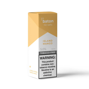 Island Mango NTN Nic Salts By Baton Vapor - (10 mL)