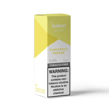 Pineapple Freeze NTN Nic Salts By Baton Vapor - (10 mL)