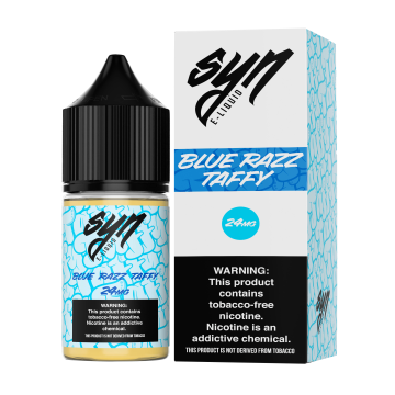 Blue Razz Taffy Nic Salt by SYN - (30mL)