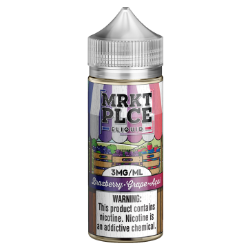 Brazberry Grape Acai E-liquid by MRKT PLCE - (100mL)