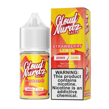 Cloud Nurdz TFN Strawberry Lemon Nic Salt - (30mL)