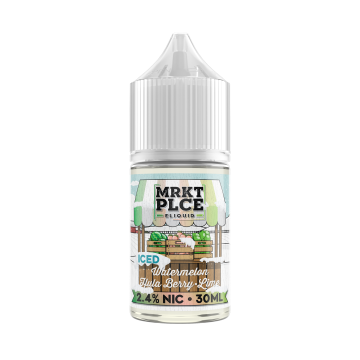 Iced Watermelon Hula Berry Lime Nic Salt by MRKT PLCE - (30mL)