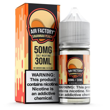 NTN Savannah Peach Nic Salt by Air Factory - (30mL)