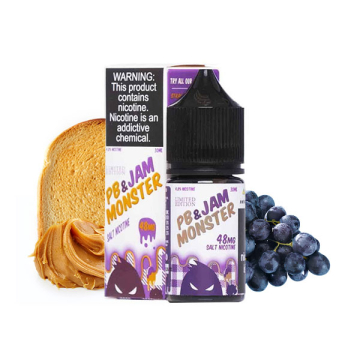 PB & Grape Salts E-Liquid by Jam Monster (30mL)