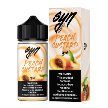 Peach Custard E-liquid by SYN - (100mL)