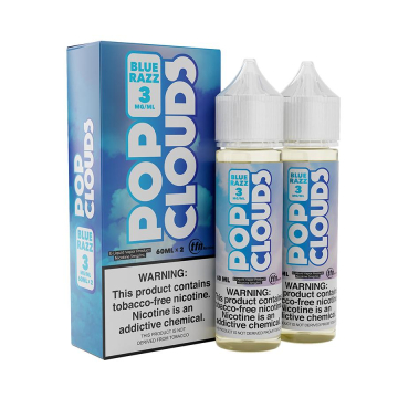 Pop Clouds TFN Blue Razz E-liquid- (2 Pack)