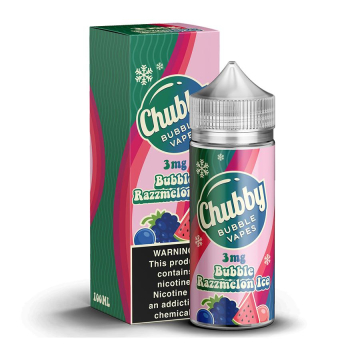 Razz Melon Ice E-liquid by Chubby Bubble - (100mL)