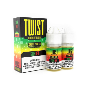 Sour Red Nic Salt by Twist E-liquids - (2 Pack)