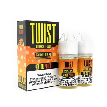 Yellow Peach Nic Salt by Twist E-liquids - (2 Pack)