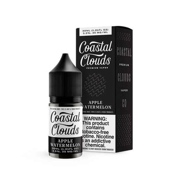 Apple Watermelon Nic Salt by Coastal Clouds - (30mL) Apple Watermelon Nic Salt by Coastal Clouds - (30mL)