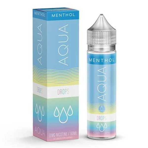 Drops Menthol Synthetic E-Liquid by Aqua (60mL)