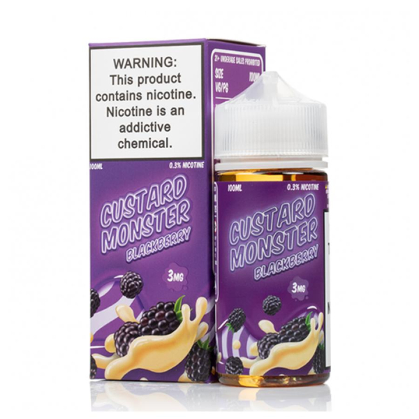 Blackberry Custard by Monster E-Liquids (100mL) Blackberry Custard by Monster E-Liquids (100mL)