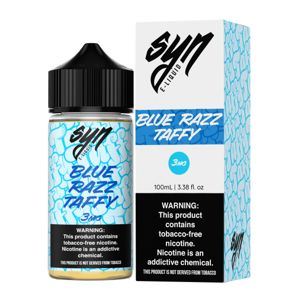 Blue Razz Taffy E-liquid by SYN - (100mL)