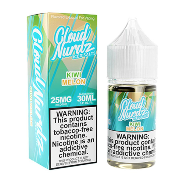 Cloud Nurdz TFN Kiwi Melon Iced Nic Salt - (30mL) Cloud Nurdz TFN Kiwi Melon Iced Nic Salt - (30mL)