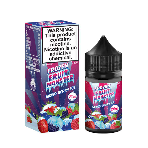 Mixed Berry Ice Nic Salt by Frozen Fruit Monster - (30mL) Mixed Berry Ice Nic Salt by Frozen Fruit Monster - (30mL)