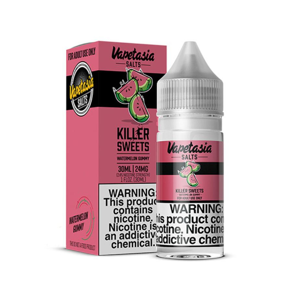 KS Watermelon Gummy Nic Salt by Vapetasia - (30mL) KS Watermelon Gummy Nic Salt by Vapetasia - (30mL)
