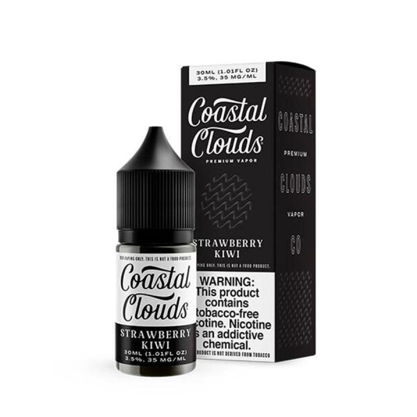 Strawberry Kiwi Nic Salt by Coastal Clouds - (30mL) Strawberry Kiwi Nic Salt by Coastal Clouds - (30mL)