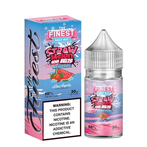 Strawmelon Sour Menthol Nic Salt by The Finest - (30mL) Strawmelon Sour Menthol Nic Salt by The Finest - (30mL)