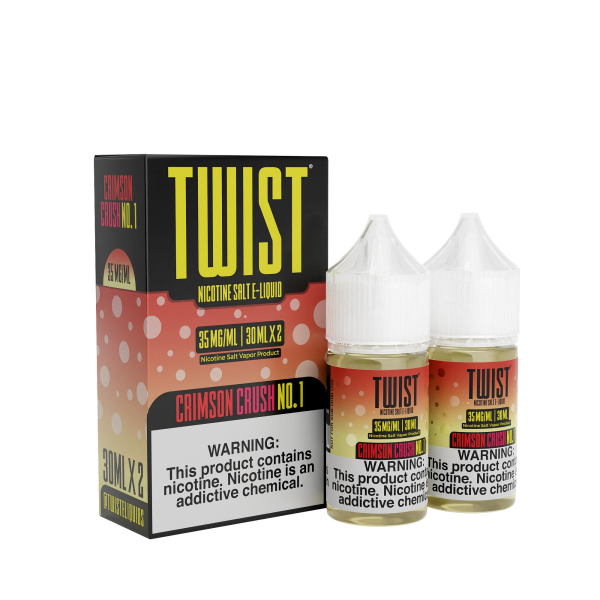 Crimson Crush No.1 Nic Salt by Twist E-liquids - ( 2 Pack) Crimson Crush No.1 Nic Salt by Twist E-liquids - ( 2 Pack)